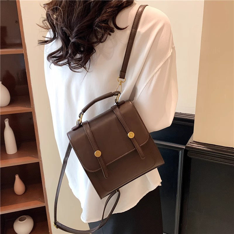 Textured Vegan Leather Satchel Kalsten