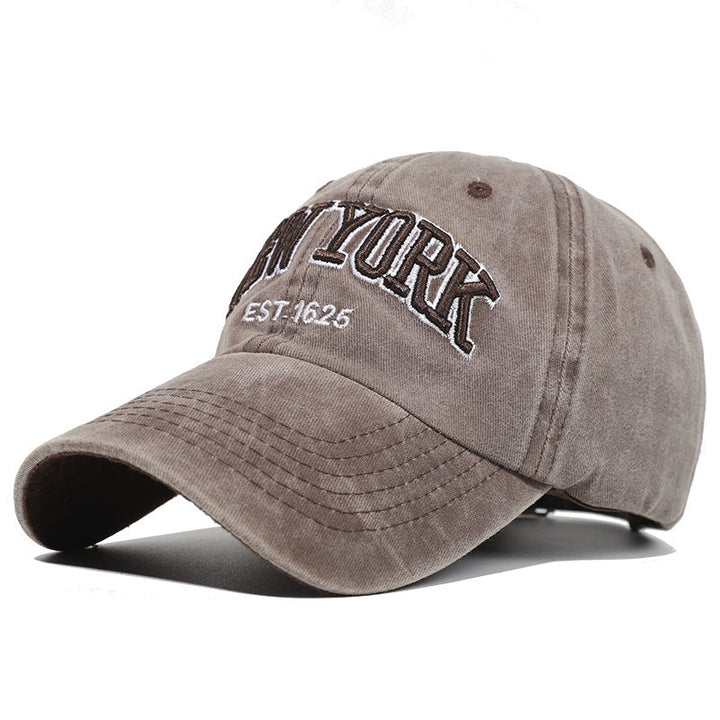 Men's Distressed Embroidered Dad Hat Kalsten
