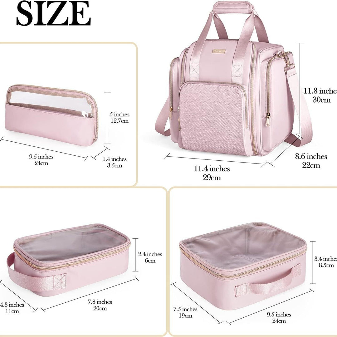 Cosmetic bag with multiple compartments Kalsten