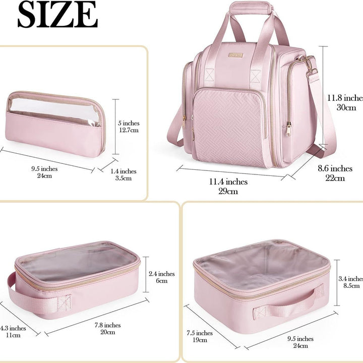 Cosmetic bag with multiple compartments Kalsten