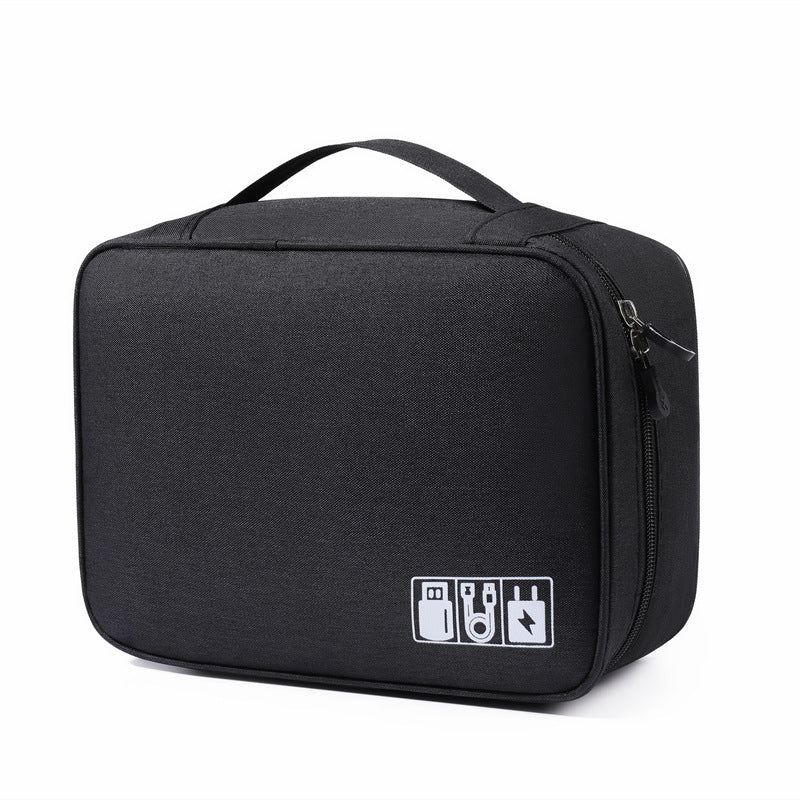 Multi-Compartment Electronic Accessories Organizer Kalsten