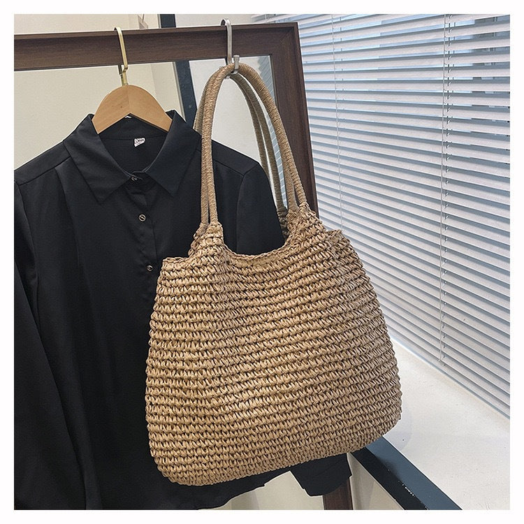 Handmade Raffia Tote Bag Kalsten