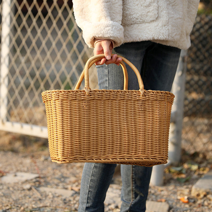 Unisex Large Storage Basket made of Woven Material Kalsten