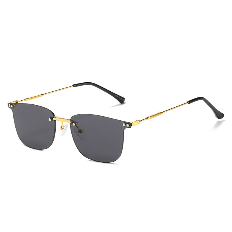 Ladies stylish geometric sunglasses with modern glass elements Kalsten