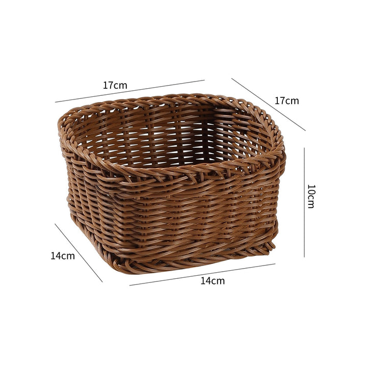 Unisex Rectangular Storage Basket with Sturdy Woven Kalsten