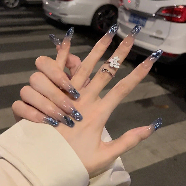 Glamorous Heart Nail Tips Kalsten