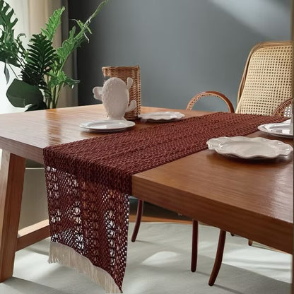 Decorative Crochet Table Runner