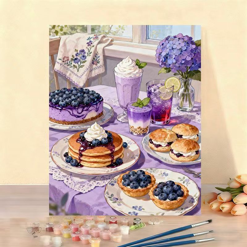 Gourmet Dessert Art Canvas Kit Kalsten