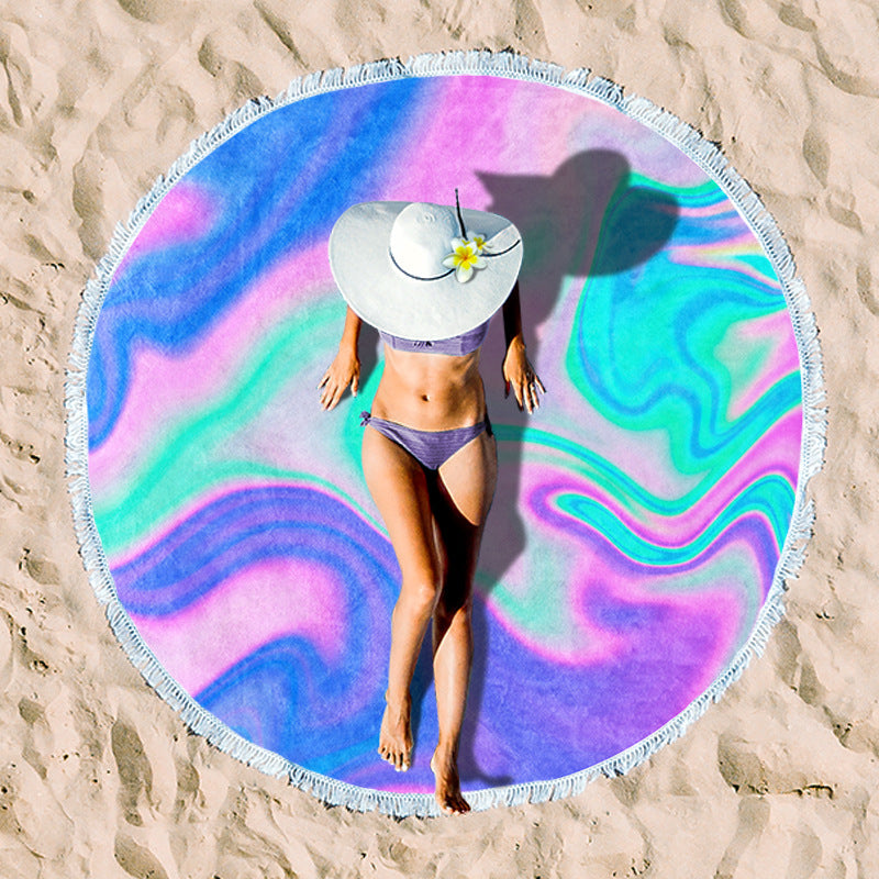 Rundstrand towel with unique sunset design Kalsten