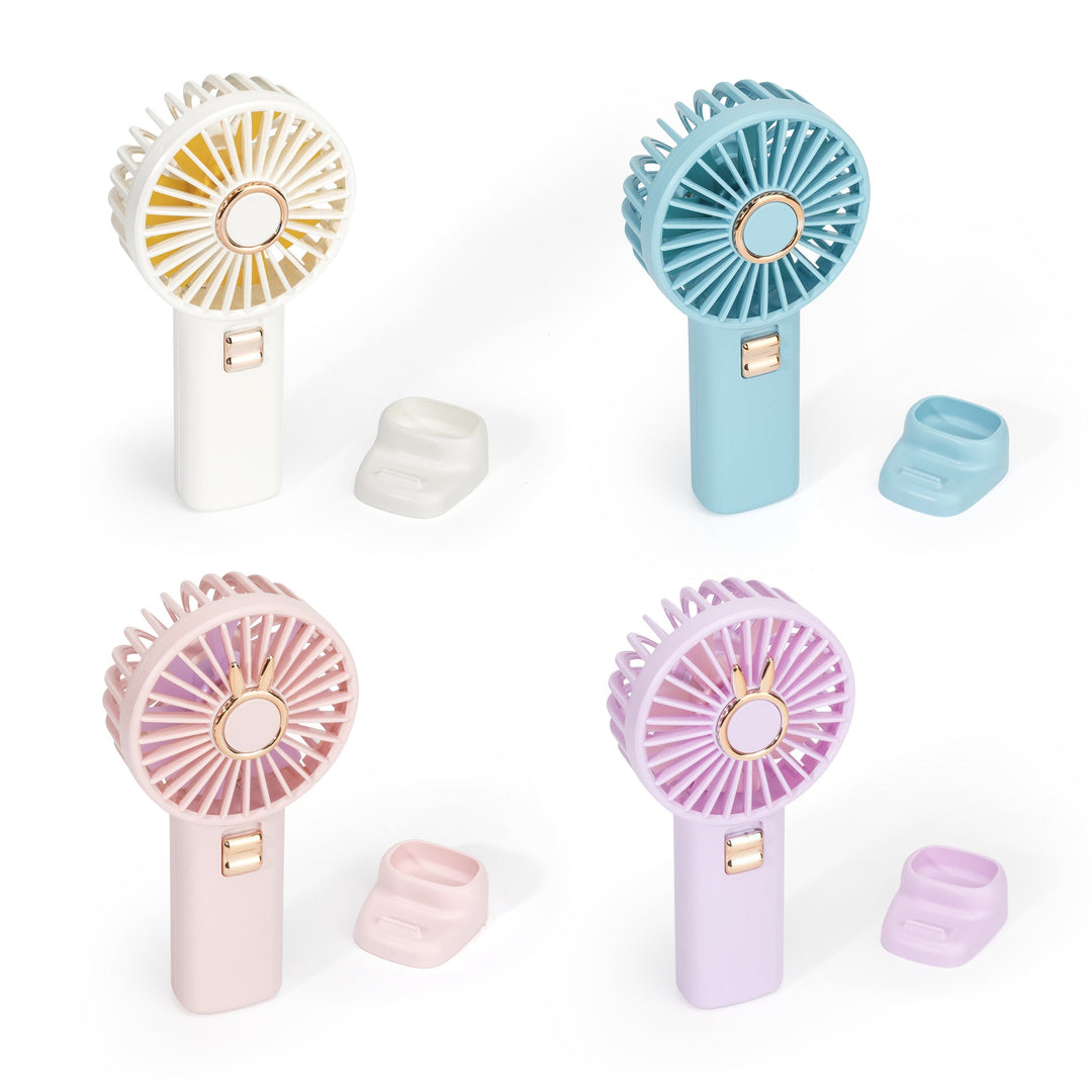Ladies portable table fan with multifunctional stand base Kalsten