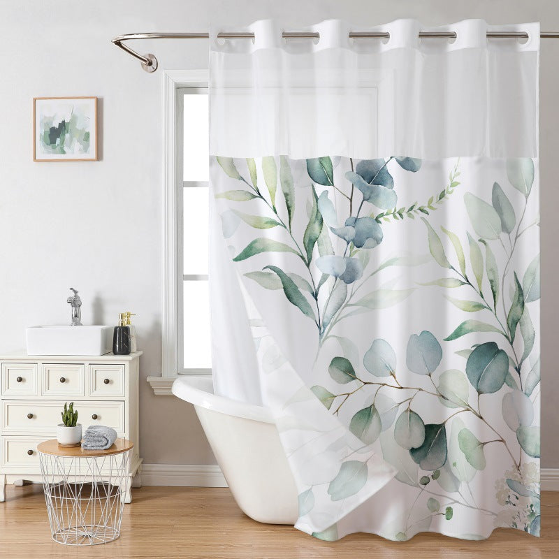Artistic Floral Shower Curtain Kalsten