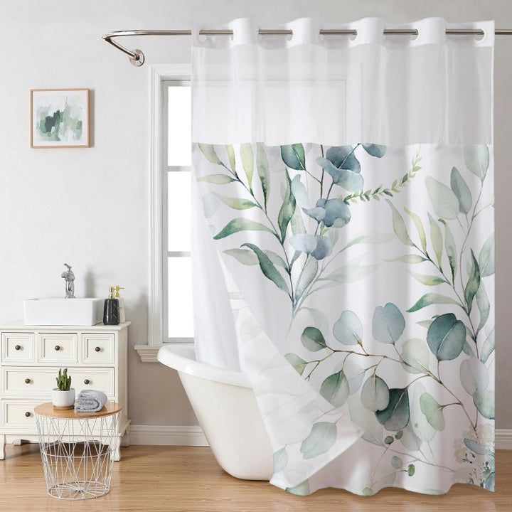 Artistic Floral Shower Curtain Kalsten