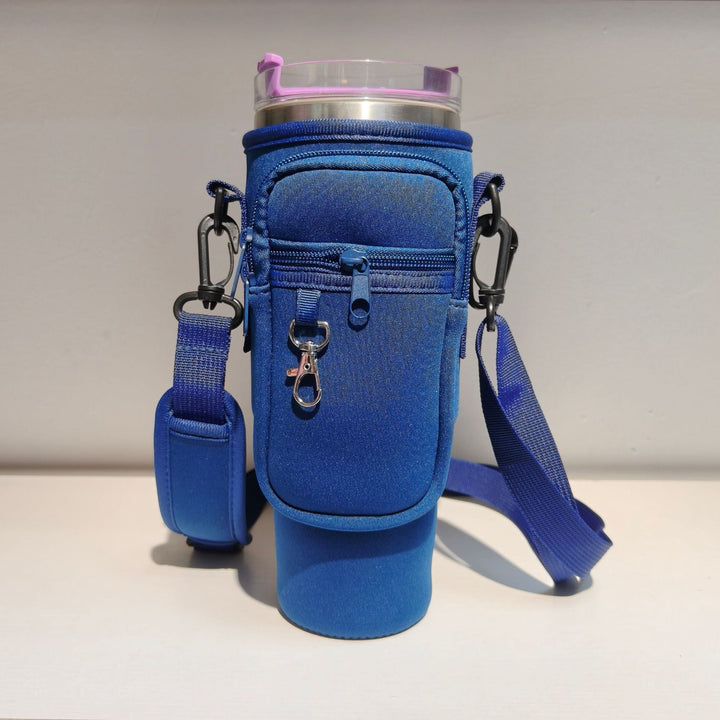 Ladies trendy and sparkling drinking bottle with shoulder bag Kalsten