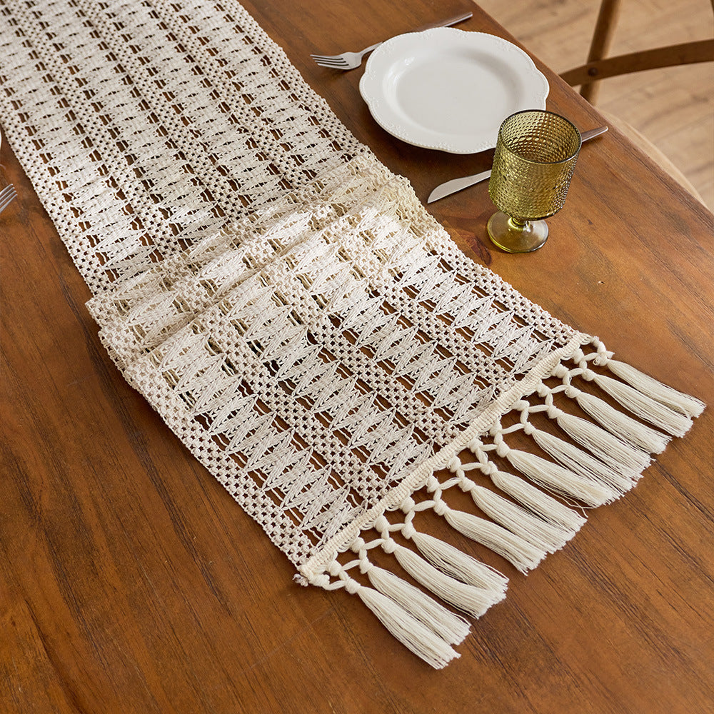 Elegant Knitted Table Runner