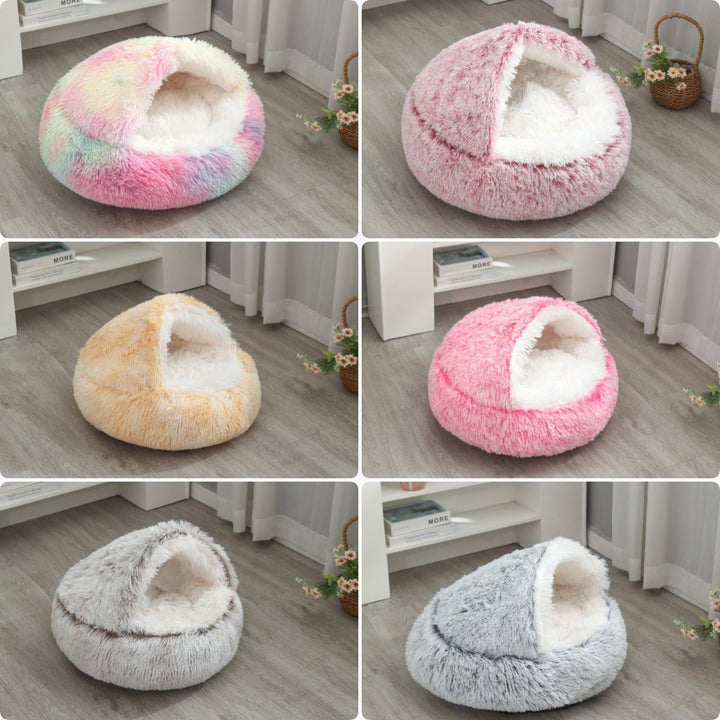 Women's cozy round pet bed Kalsten