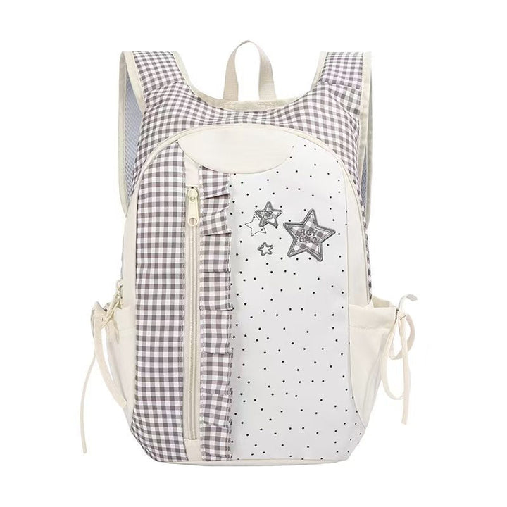 Multi-Pocket Ruffle Design Backpack Kalsten