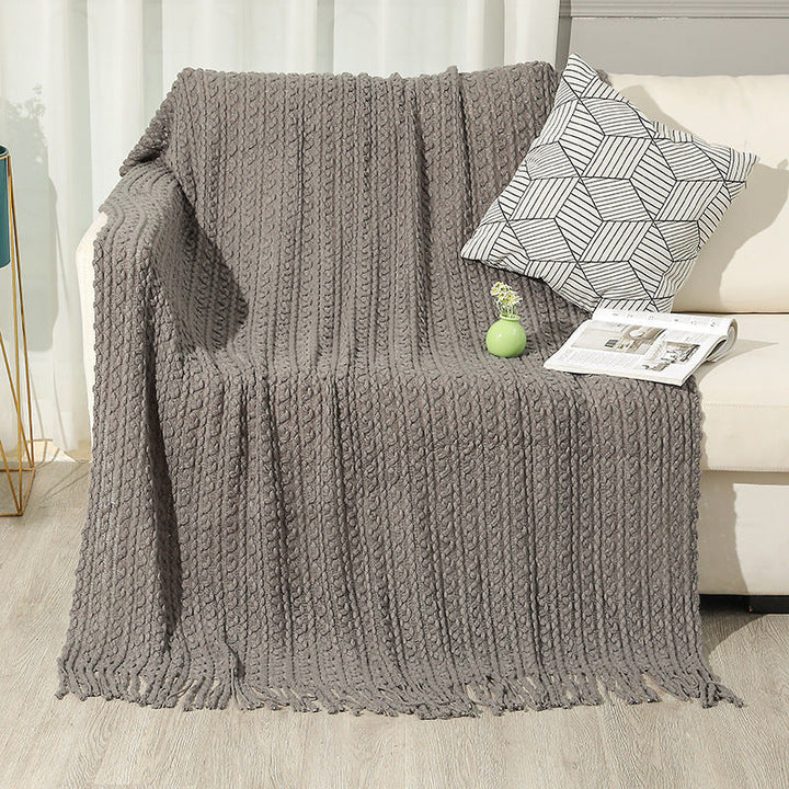 Women high-quality knitted blanket Kalsten