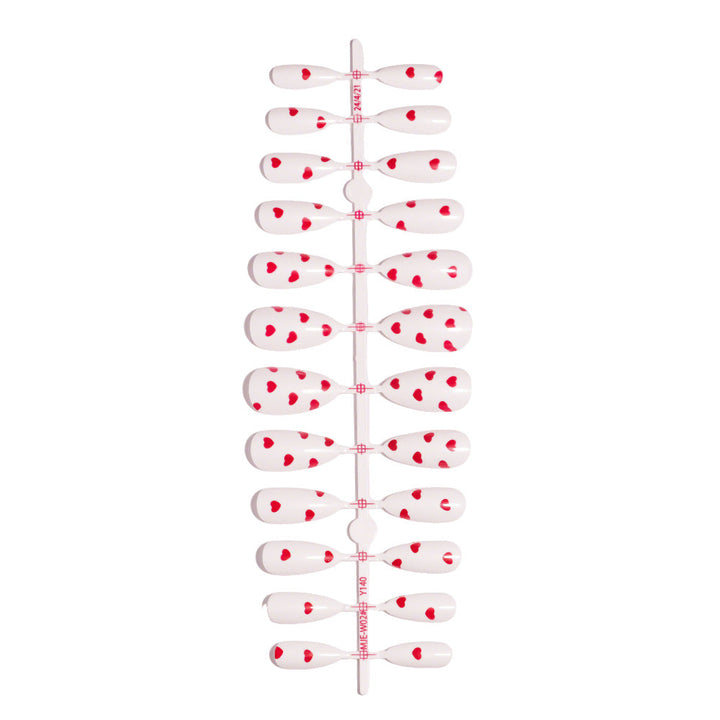Trendy Heart-Decorated Nail Art Kalsten