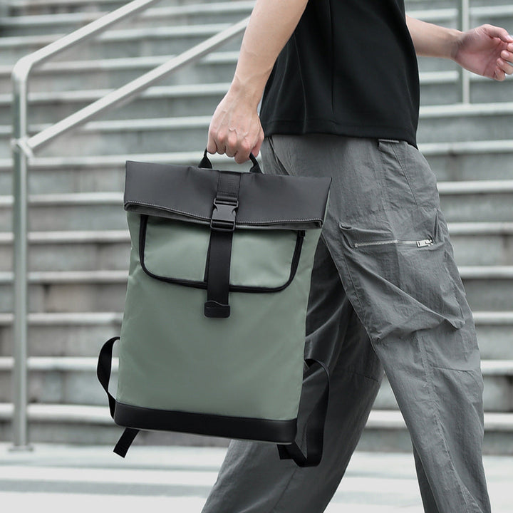 Waterproof Roll-Top Travel Backpack Kalsten