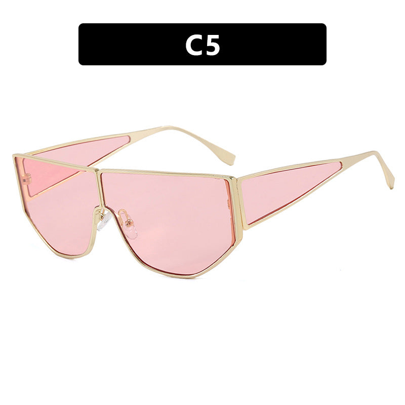 Women's trendy oversized sunglasses with distinctive geometric design Kalsten