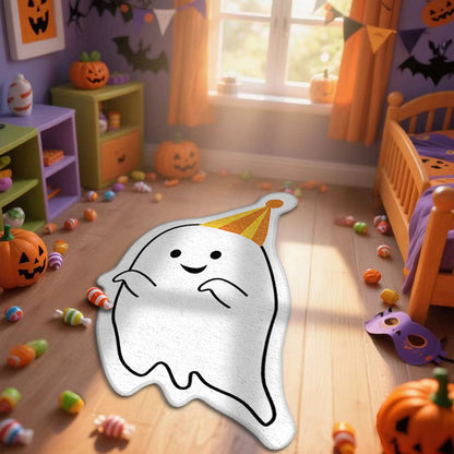 Cute Ghost-Shaped Bath Mat Acalora