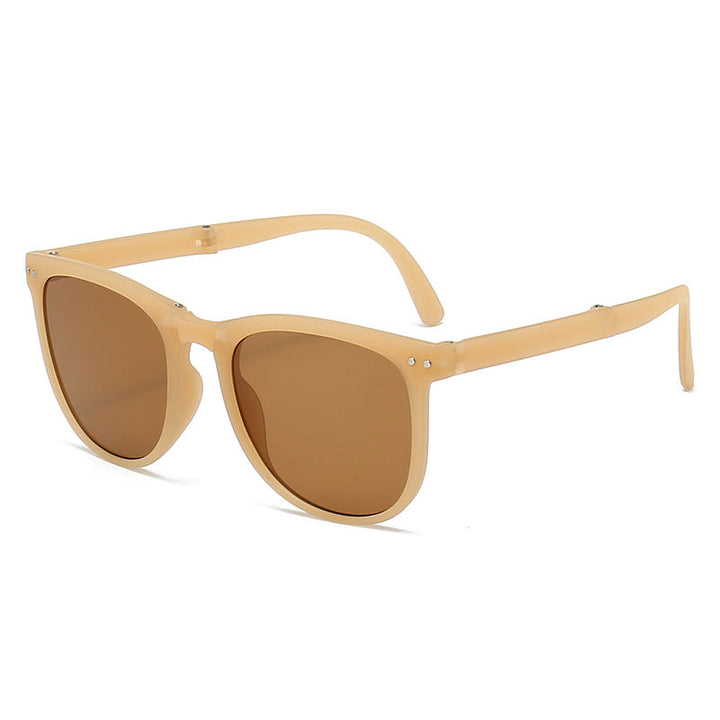 Ladies trendy sunglasses with multifaceted frame Kalsten