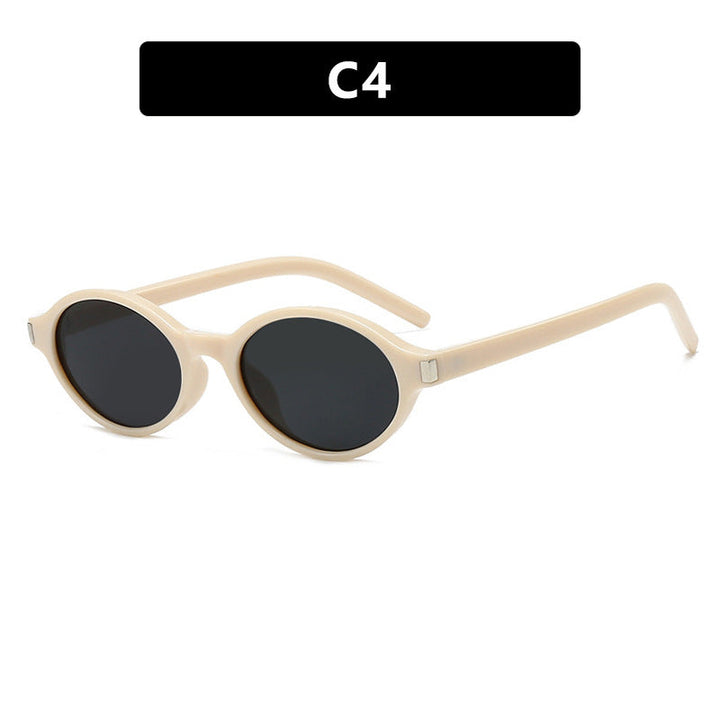 Women's elegant round sunglasses with modern frame Kalsten