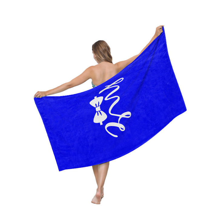 Beach towel with creative heart design Kalsten