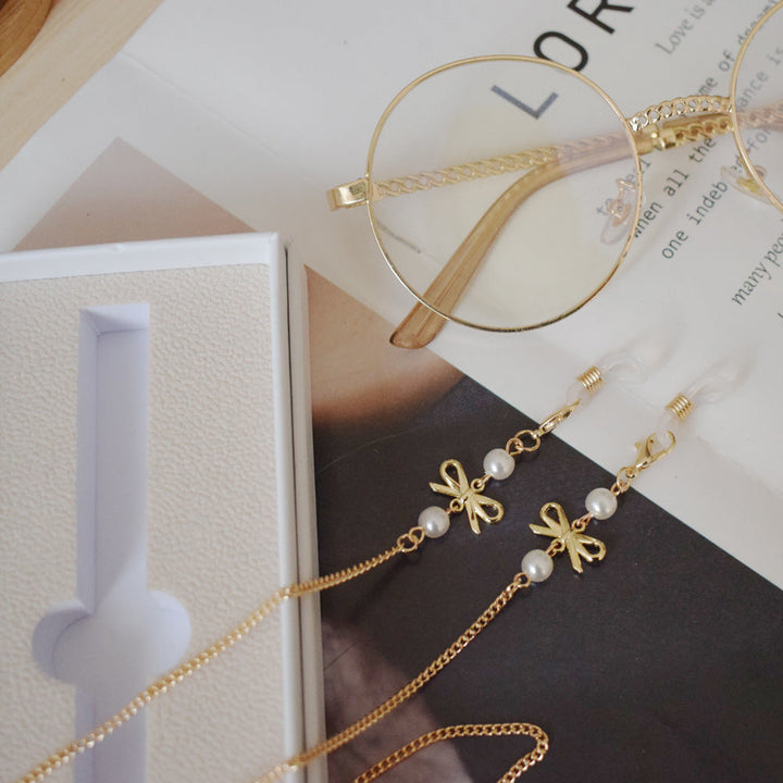 Elegant Pearl-Accented Eyewear Chain Kalsten 1786692339