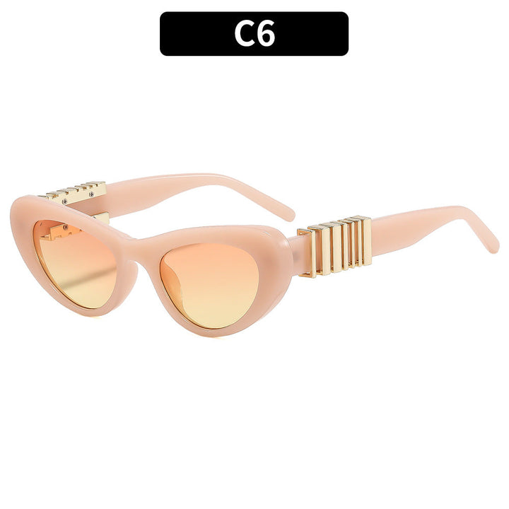 Women's Designer Sunglasses with Luxurious Metal Frame and Stylish Decorations Kalsten