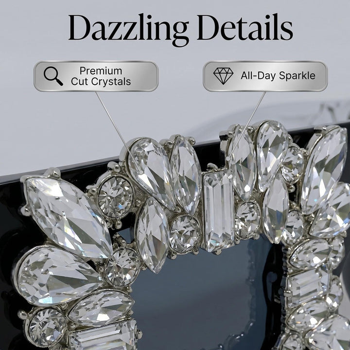Women's sunglasses in vintage design with sparkling crystal embellishments Kalsten