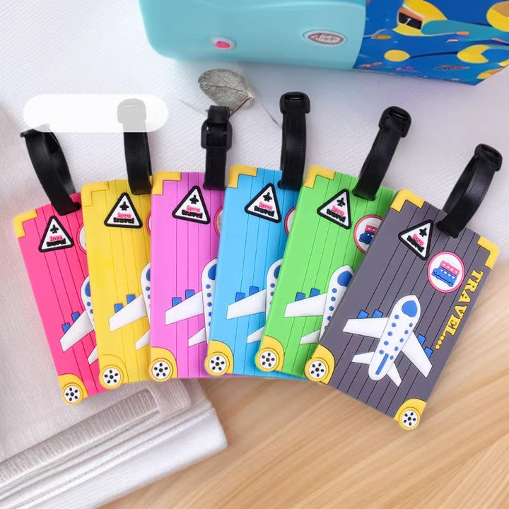 Fun Airplane-Themed Luggage Tag Kalsten