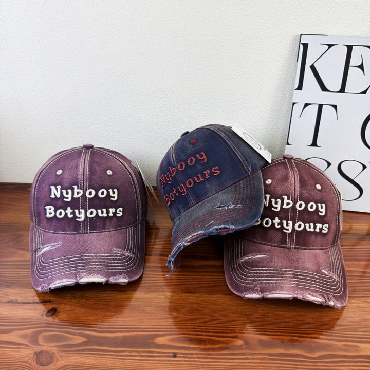 Women's Distressed Adjustable Baseball Cap Kalsten
