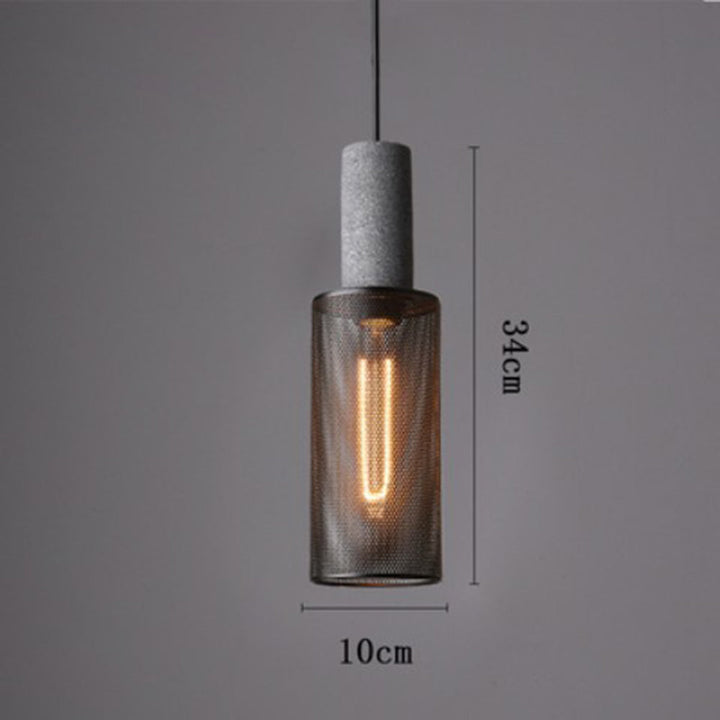 Modern Iron Grey Hanging Light Pendant Lampshade | Kalsten