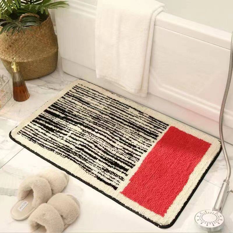 Modern Abstract Pattern Bath Mat Kalsten