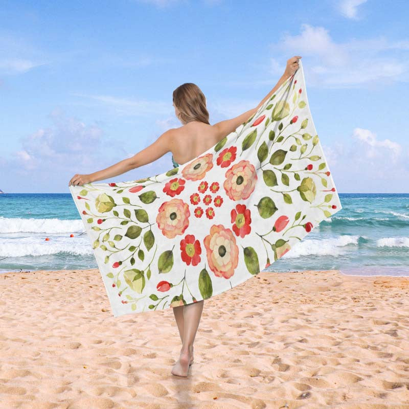 Beach towel in creative wave pattern Kalsten