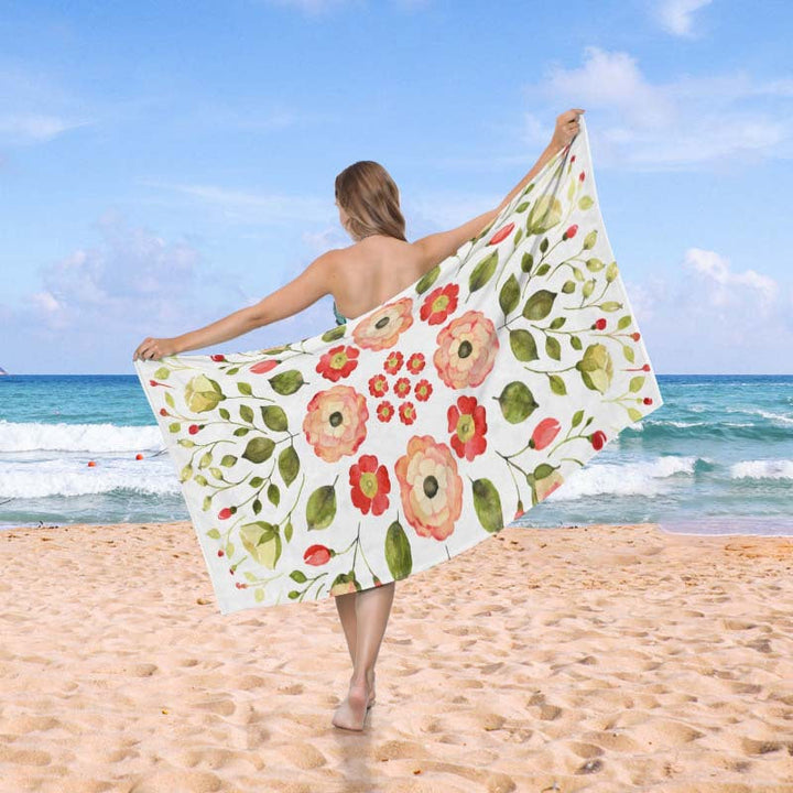 Beach towel in creative wave pattern Kalsten