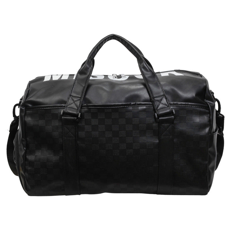 Sporty travel bag with water-repellent outer material and extensive interior organization Kalsten