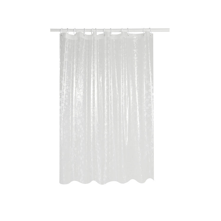 Modern Transparent Polka Dot Shower Curtain Kalsten