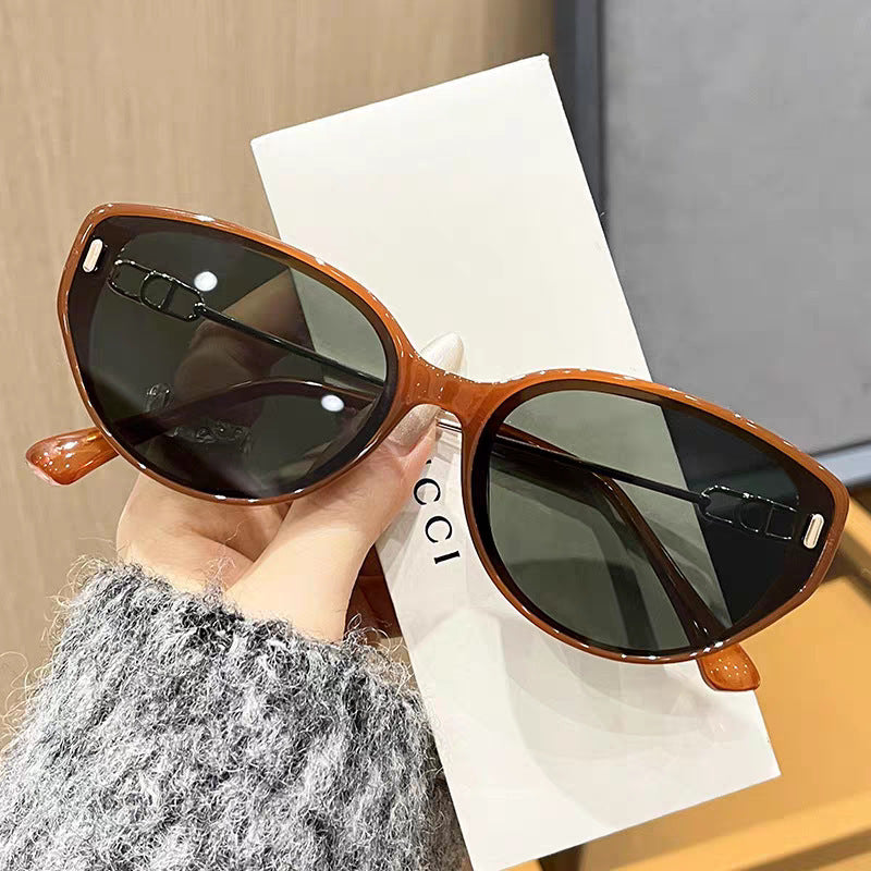 Women's designer sunglasses with delicate metal frame and extraordinary cat-eye design Kalsten