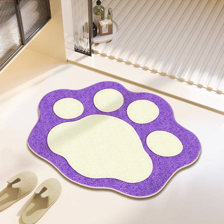 Fun Paw Print Bath Mat Kalsten