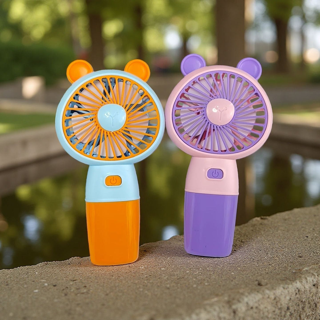 Ladies Portable Hand Fan with Animal Ears Kalsten