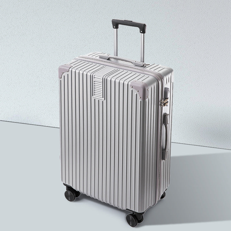 Unisex Textured Multi-Functional Hard-Shell Luggage Kalsten