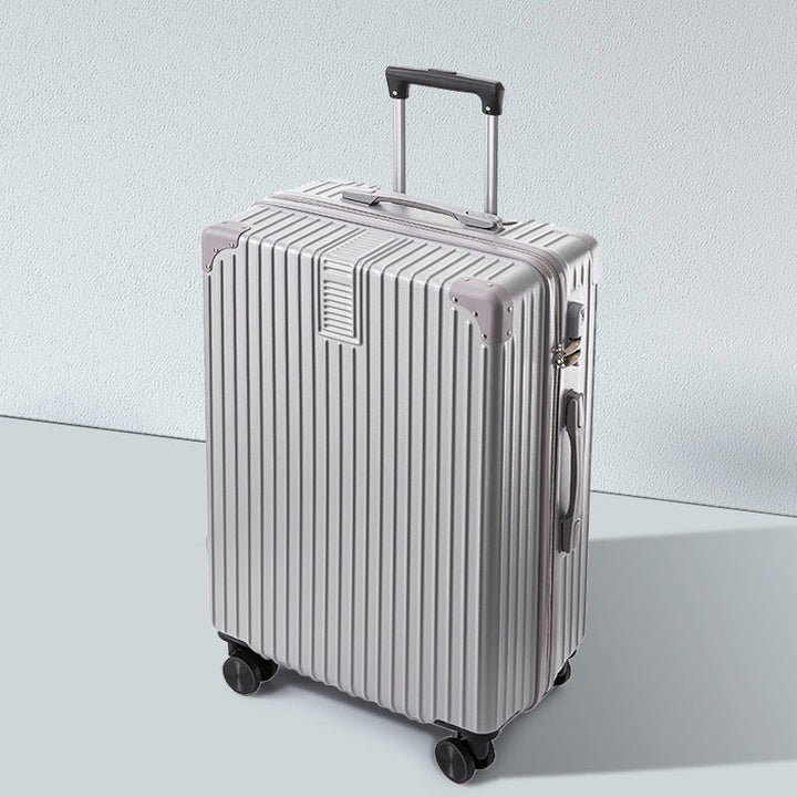Unisex Textured Multi-Functional Hard-Shell Luggage Kalsten