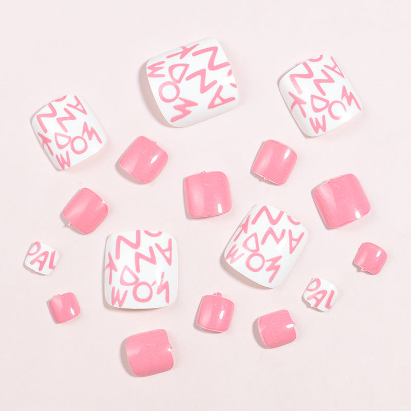 Artistic Floral Press-On Nail Art Set Kalsten