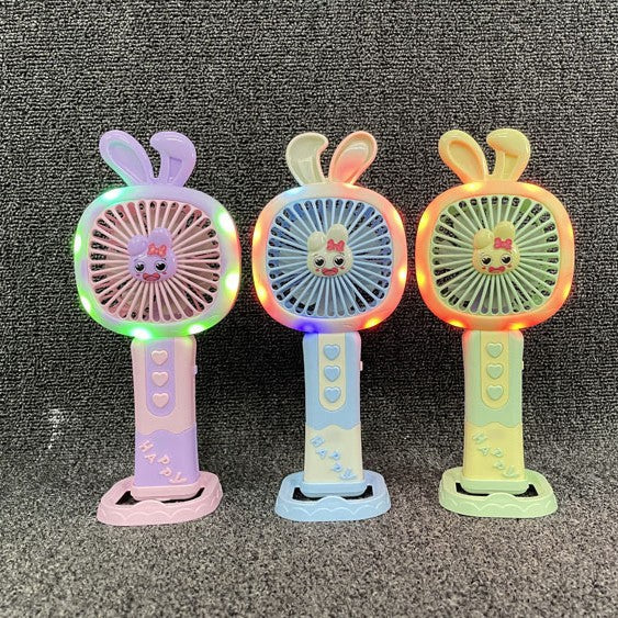 Unisex Portable Hand Fan with Cute Bunny Design Kalsten
