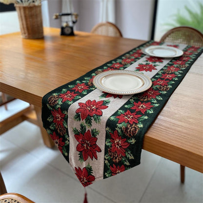 Artistic Holiday-Themed Table Runner