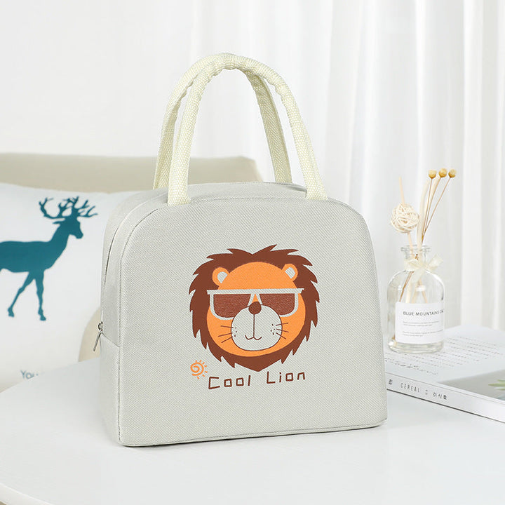 Insulated Lunch Bag with Playful Fox Design Kalsten