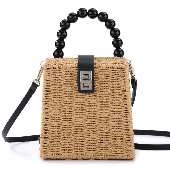 Women's Designer Basket Bag with Unique Grip Kalsten