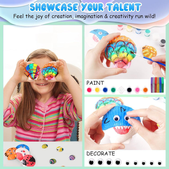 Unisex Creative Craft Set with Shells and Colors Kalsten